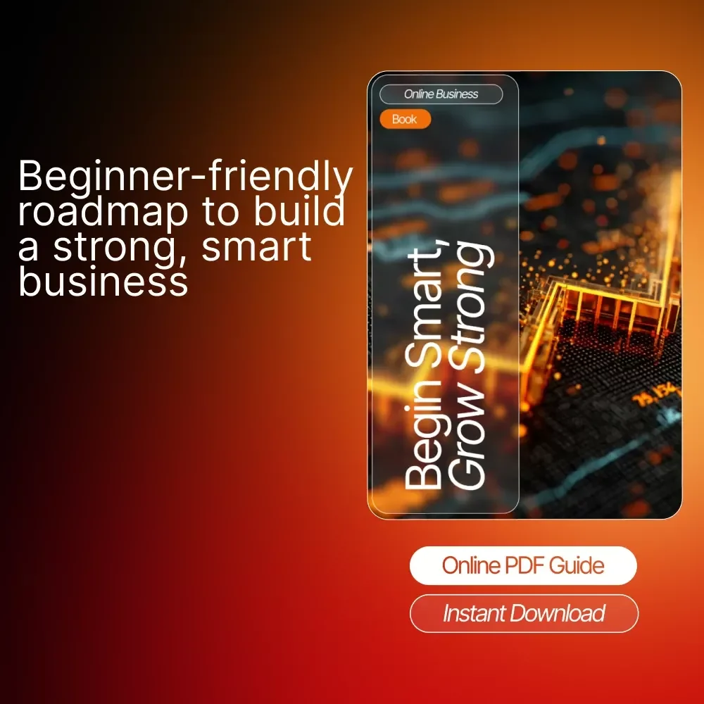 Begin Smart, Grow Strong | Beginner Business Guide, Niche Selection Workbook, Branding & Positioning Checklist, AI Prompts for Entrepreneurs, Digital Download