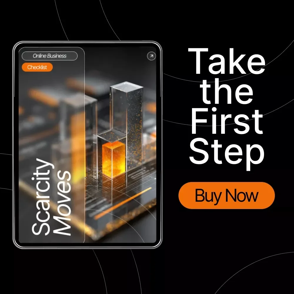 Scarcity Moves Checklist | how to use scarcity in marketing | Digital Download for Marketers, Creators & Small Businesses | Conversion-Boosting eBook & Guide