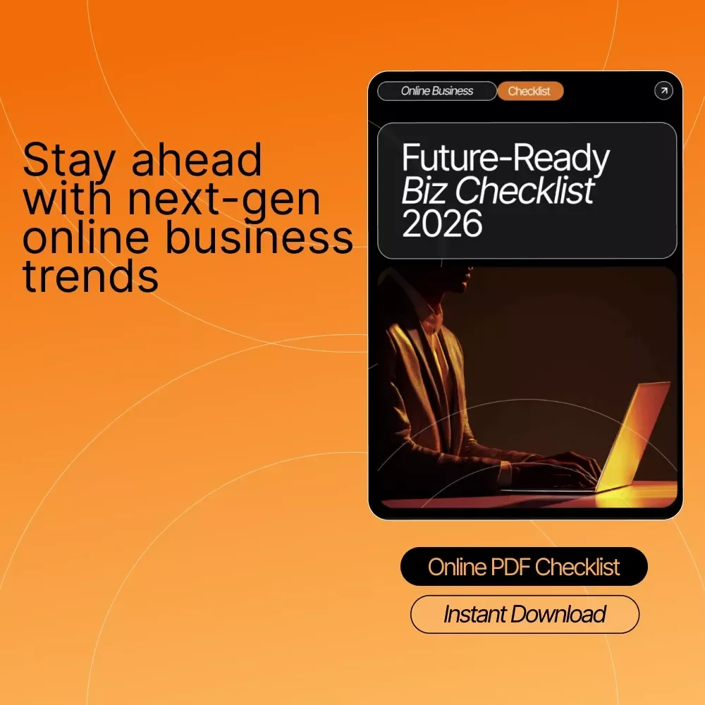 Future-Ready Biz Checklist 2026 | Essential Guide to Future Trends for Online Business in 2026 | Digital Download for Entrepreneurs and Creators