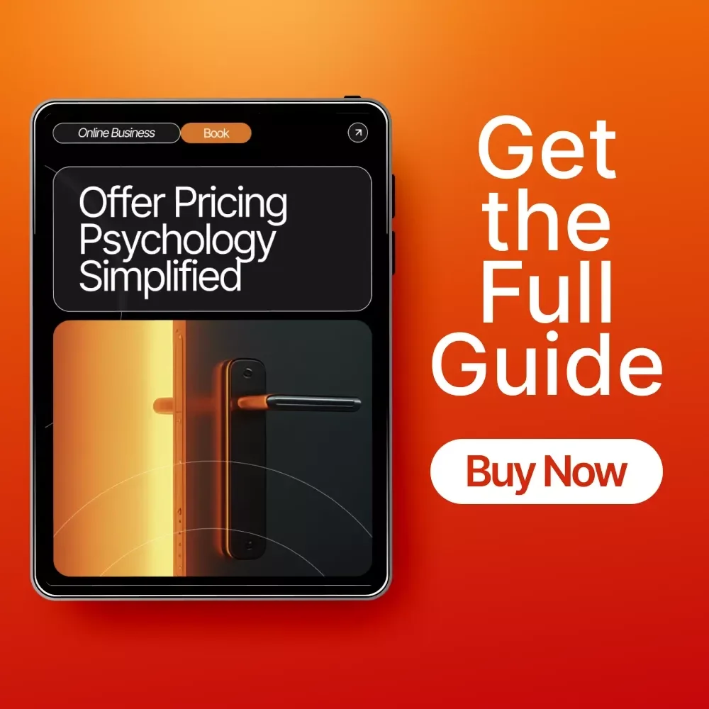 Offer Pricing Psychology Simplified | Digital eBook for Entrepreneurs & Creators | Master offer pricing psychology simplified to Boost Sales & Conversions | AI-Driven Strategies & Real Case Studies | Instant Download PDF
