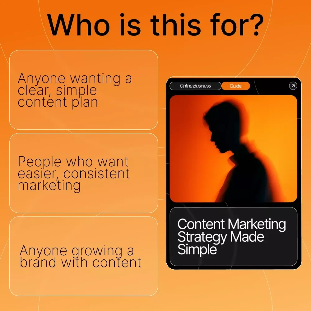 Content Marketing Strategy Made Simple – Digital Download Guide for Entrepreneurs, Coaches, Small Businesses, Bloggers, and Creators | Content Marketing Plan | Content Strategy eBook | AI Content Prompts