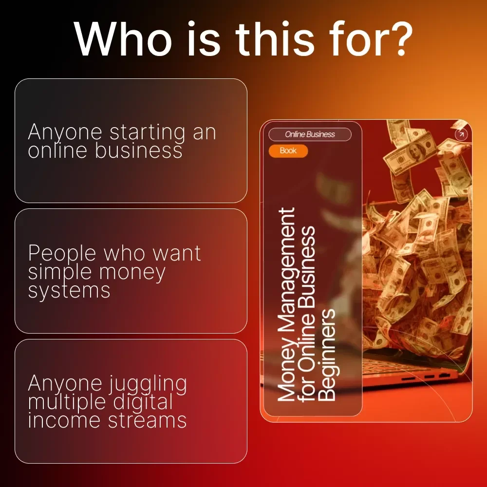 Money Management for Online Business Beginners eBook | Digital Download Guide for Budgeting, Online Income Tracking, AI Financial Tools & Smart Money Habits