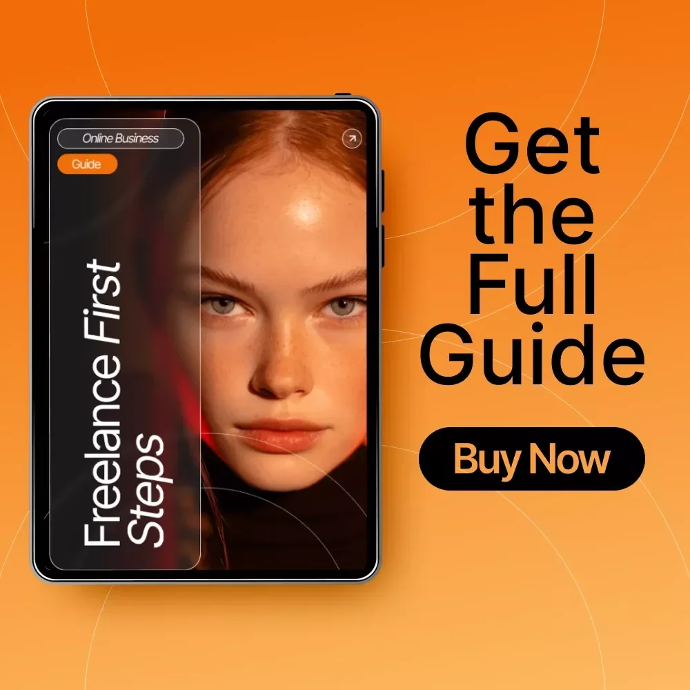 Freelance First Steps | Beginner’s Guide to Finding Your First Clients | Digital Download for New Freelancers | Step-by-Step Roadmap on where to find your first freelance clients