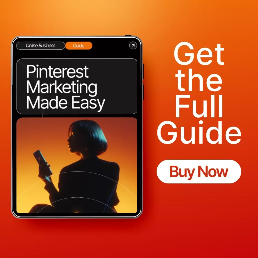 Pinterest Marketing Made Easy | Beginner-Friendly Pinterest Marketing Tips for Beginners Guide | Digital Download eBook for Pinterest Growth & Traffic