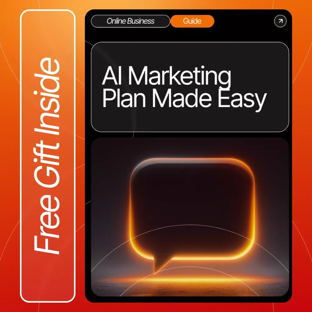 AI Marketing Plan Made Easy | Digital Download | Marketing Strategy Guide | AI Marketing Planner | eBook & Checklist for Small Business Owners