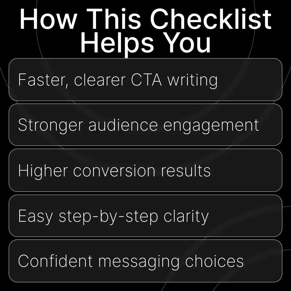 Calls to Action That Get Results | High-Impact CTA Checklist for Creators & Entrepreneurs | how to write a call to action that works Guide