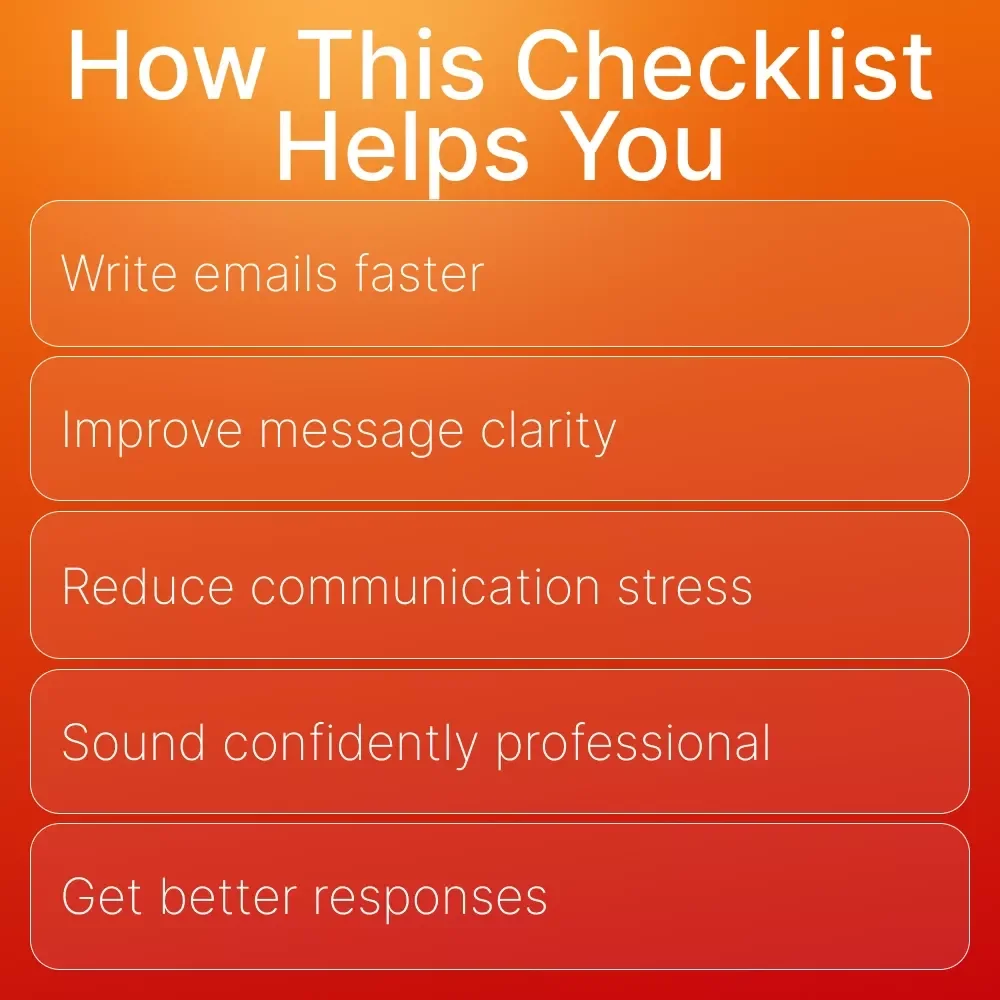 Write Better Business Emails with ChatGPT Checklist | Editable Download | Professional Email Writing Guide | how to use chatgpt to write business emails