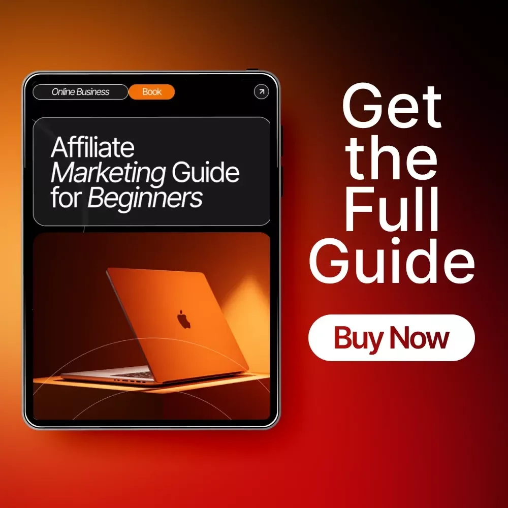 Affiliate Marketing Guide for Beginners – Digital Download | SEO eBook, Beginner-Friendly Affiliate Marketing Tutorial, Step-by-Step Online Income Guide