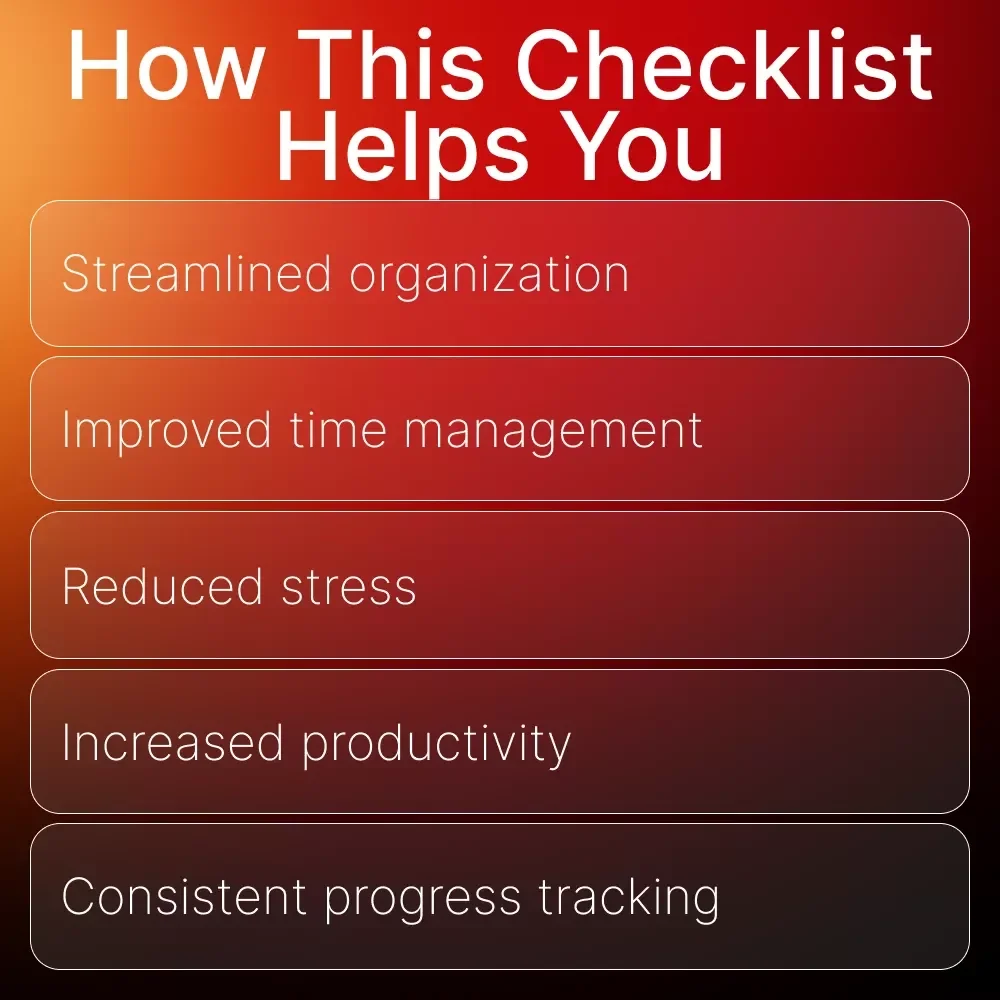 The Online Entrepreneur’s Actionable Organization Checklist | Digital Download for New Online Business Owners | organization tips for new online entrepreneurs | Productivity & Workflow Systems