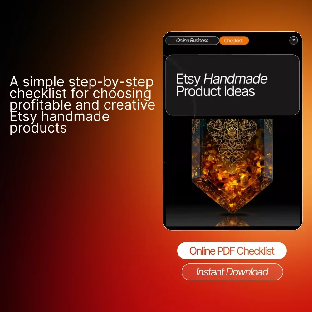 Etsy Handmade Product Ideas Checklist — Your Ultimate Guide to Etsy-Ready Handmade Product Inspiration & Winning Etsy Handmade Product Ideas