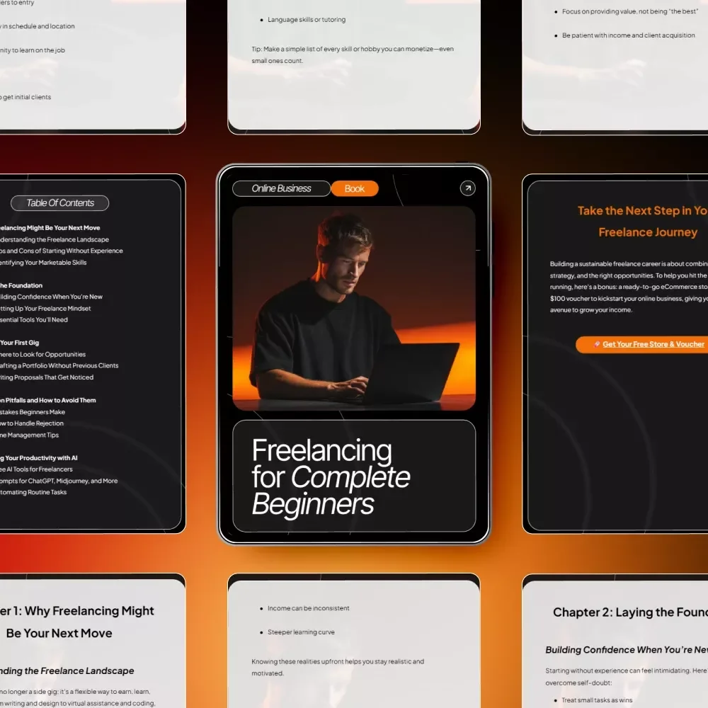 Freelancing for Complete Beginners | How to start freelancing with no experience | Beginner-Friendly Freelance eBook Guide