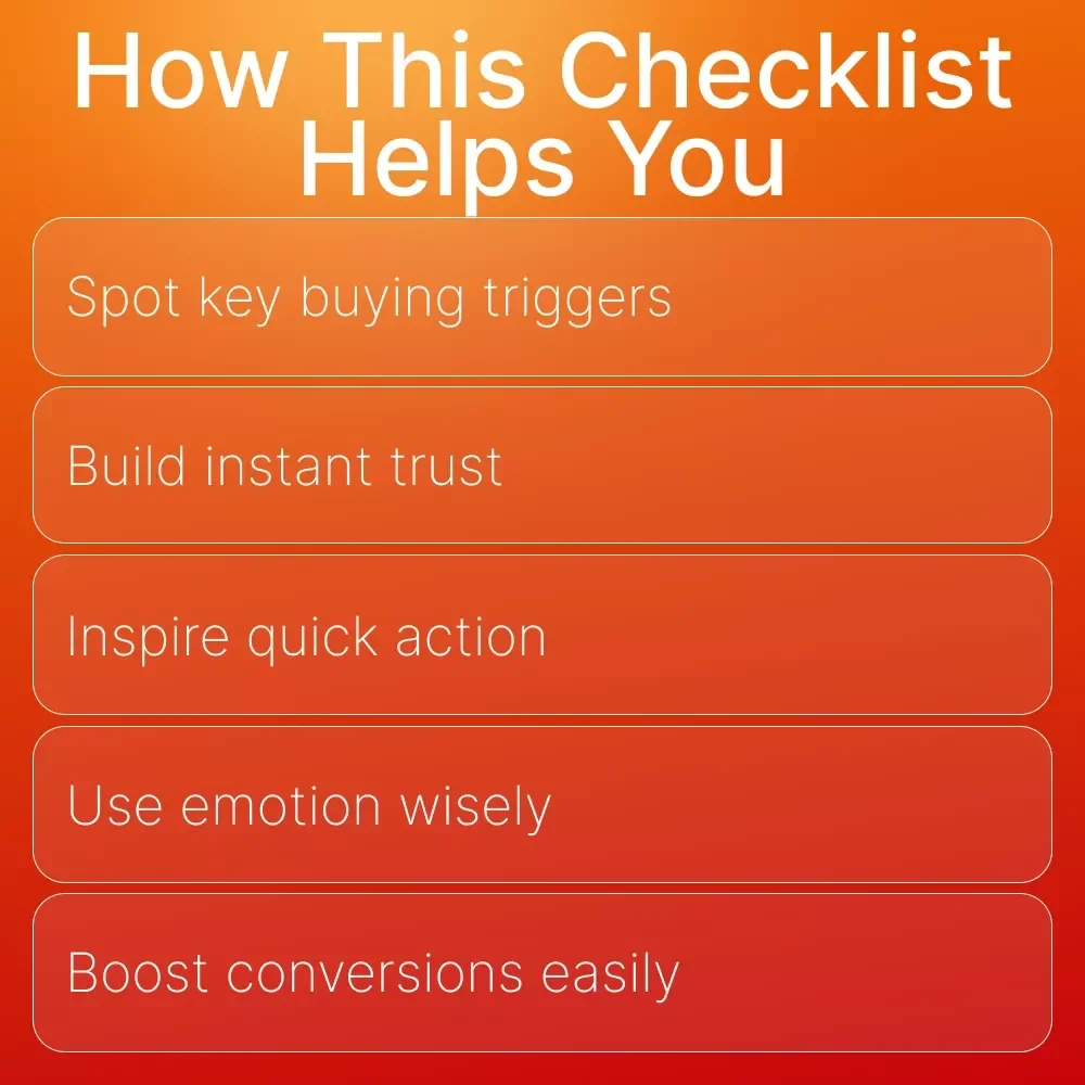 Buyer Decision Triggers | Psychology-Based Sales Checklist for Marketers, Creators & Entrepreneurs | Learn Key Buyer Decision Triggers to Increase Conversions