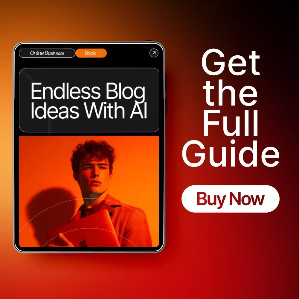 Endless Blog Ideas With AI – eBook for Bloggers | Instant Digital Download | How to Use AI for Blog Post Ideas, SEO Topic Lists & Trend Research