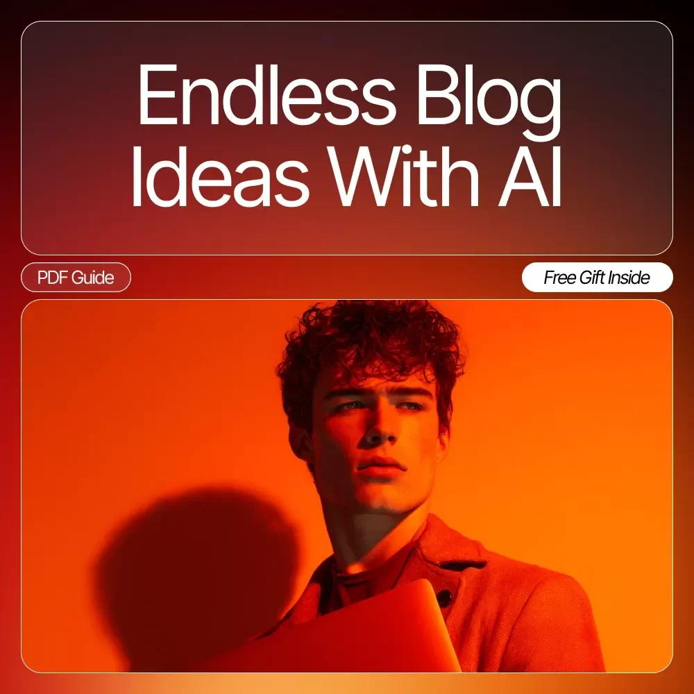 Endless Blog Ideas With AI – eBook for Bloggers | Instant Digital Download | How to Use AI for Blog Post Ideas, SEO Topic Lists & Trend Research