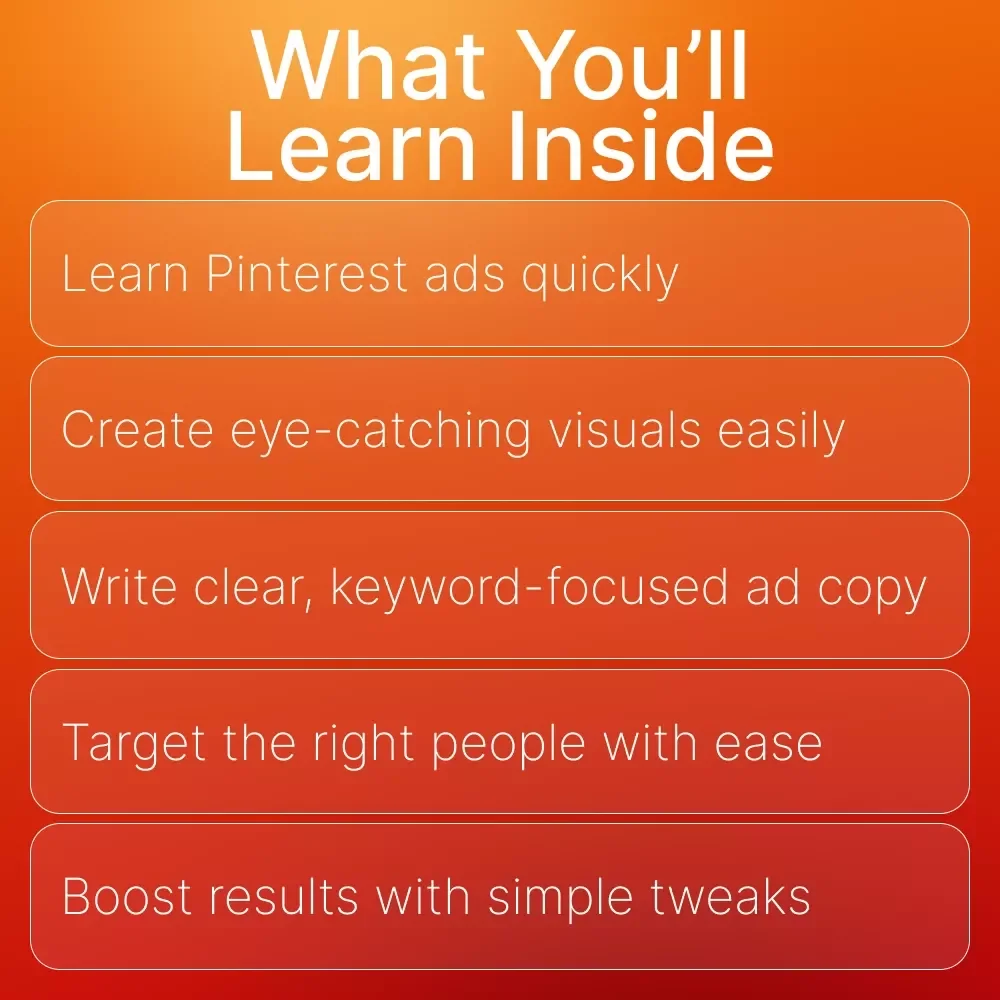 Pinterest Ads Made Easy | Digital Guide for Beginners | How to Use Pinterest Ads | Step-by-Step Advertising Strategy, Targeting, Creatives & Optimization Guide