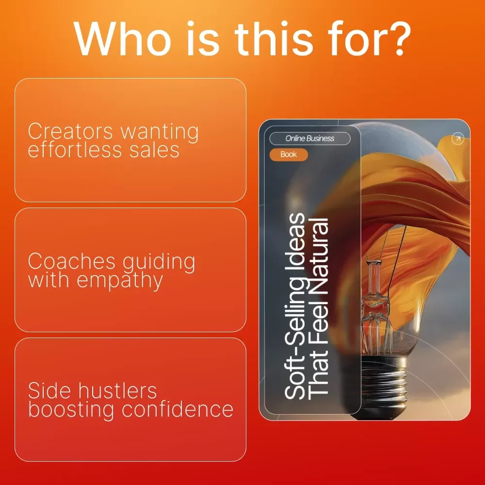 Soft-Selling Ideas That Feel Natural | Learn Subtle Sales Techniques | Digital Download eBook | soft-selling ideas that feel natural