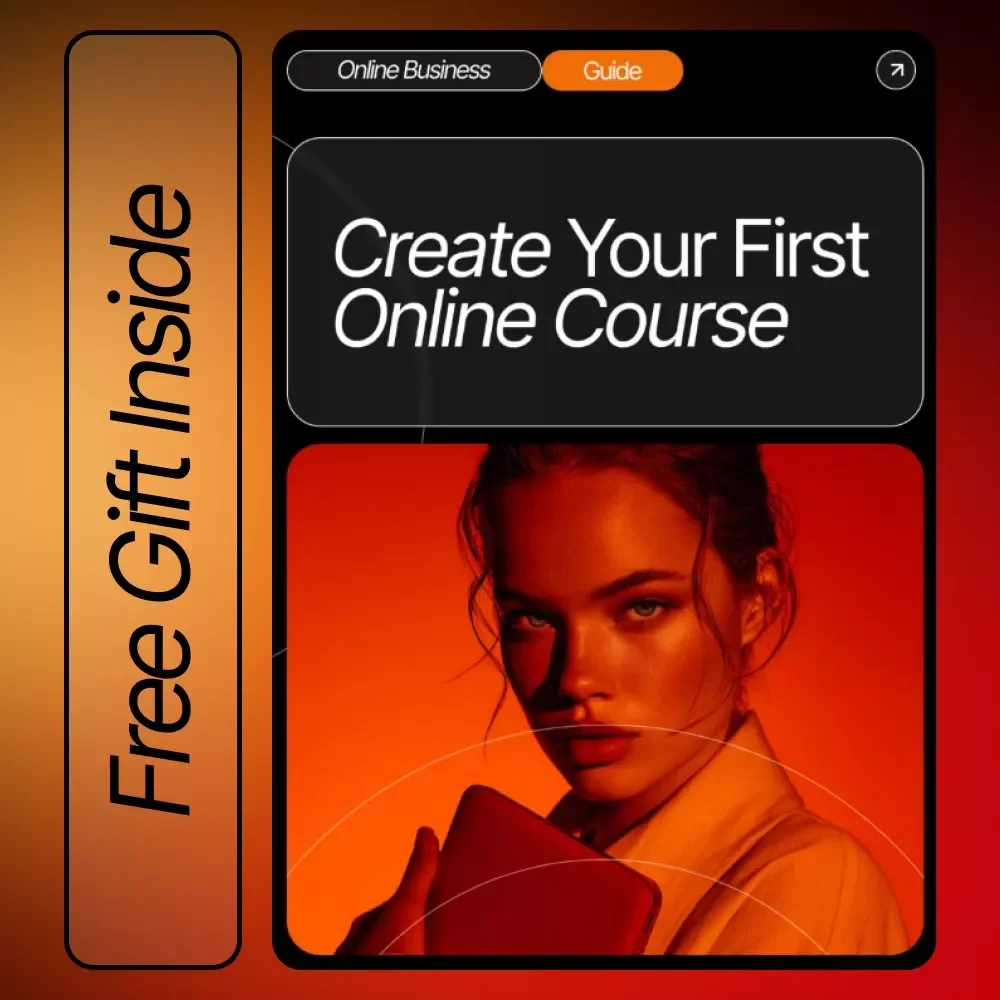 Create Your First Online Course Guide | Beginner-Friendly How to Create an Online Course for Beginners | Step-by-Step eBook, Course Planning Checklist & Digital Download