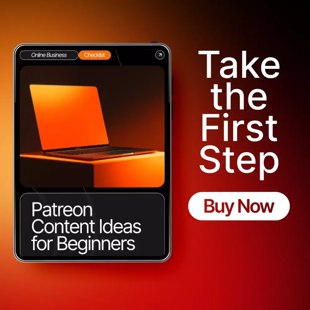 Patreon Content Ideas for Beginners Checklist | Digital Download Guide for New Creators | Patreon Growth Planner & Content Strategy List