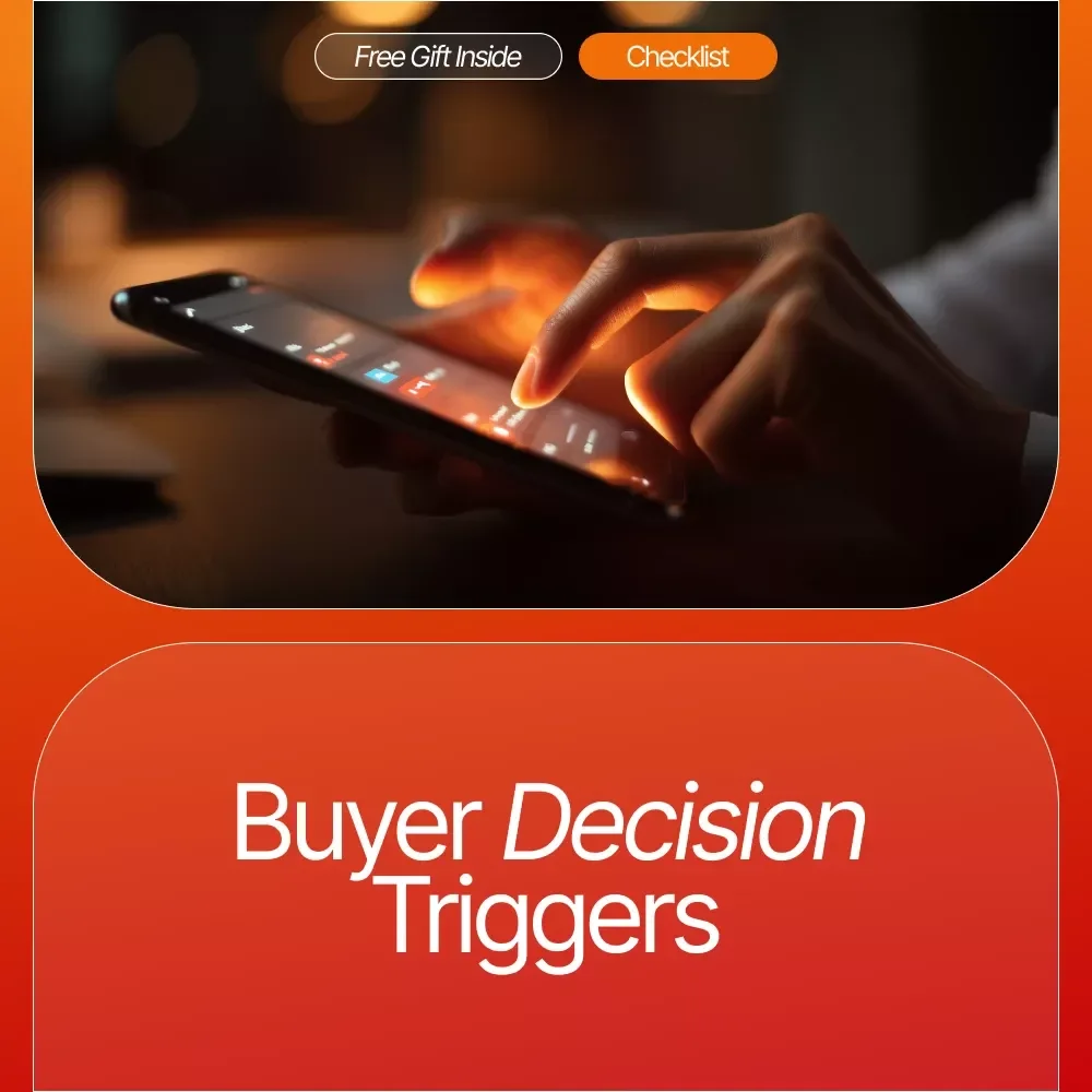Buyer Decision Triggers | Psychology-Based Sales Checklist for Marketers, Creators & Entrepreneurs | Learn Key Buyer Decision Triggers to Increase Conversions
