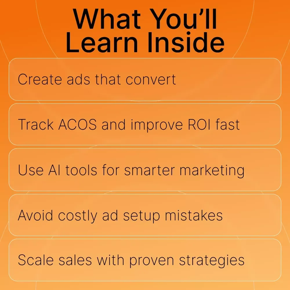 Amazon Marketing for Beginners | Complete Step-by-Step Guide to Master Amazon Ads, Optimize Campaigns & Boost Sales | Digital Download eBook for New Amazon Sellers