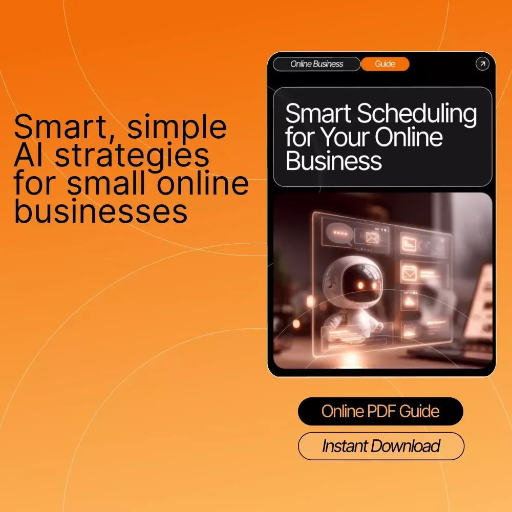 AI for Small Online Businesses Guide – Digital Download, Small Business AI Toolkit, AI Assistant Starter Guide, Ecommerce & Freelancer Productivity Resource