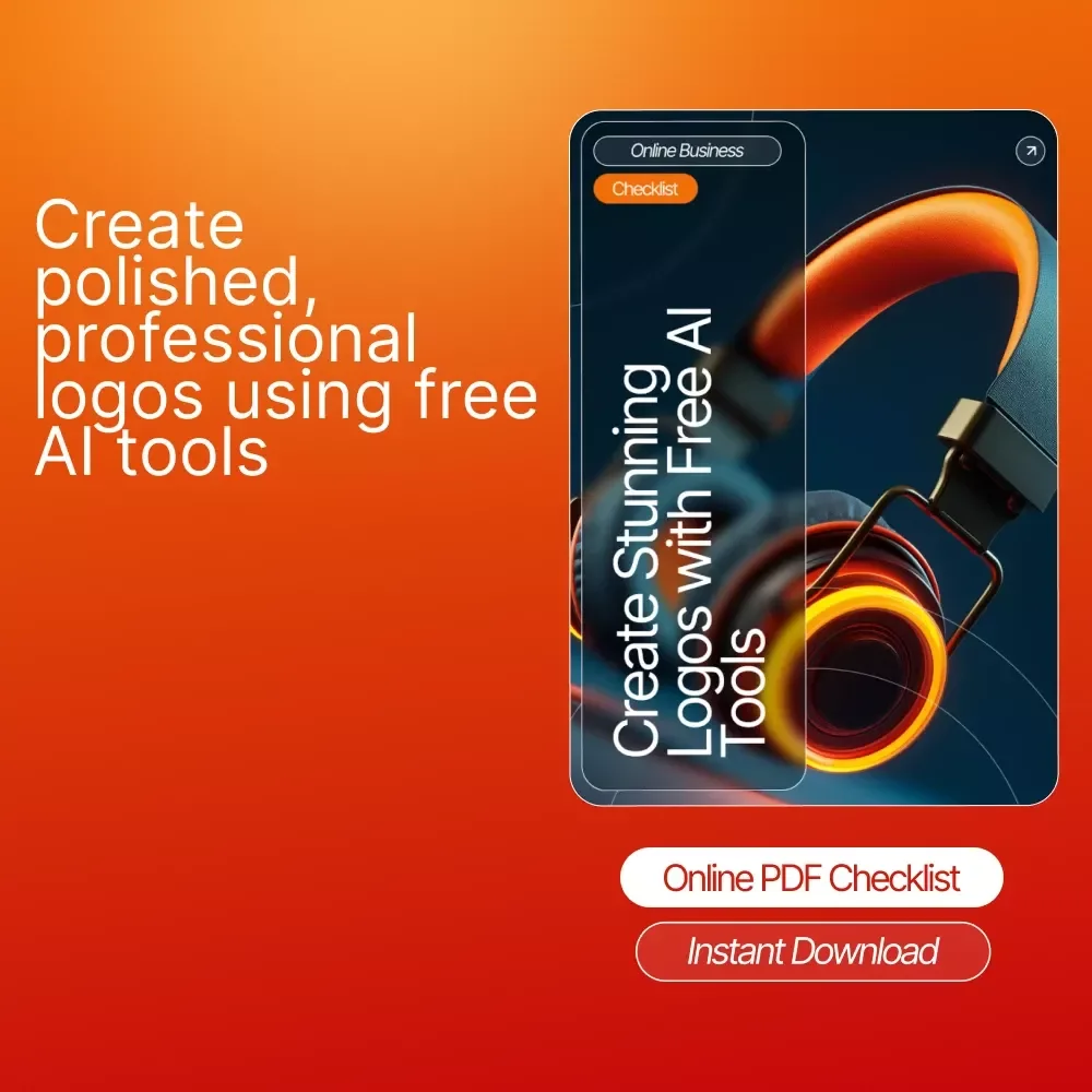 Create Stunning Logos with Free AI Tools – Digital Download, AI Logo Design Checklist, Branding Guide for Beginners, Small Business, Etsy Sellers