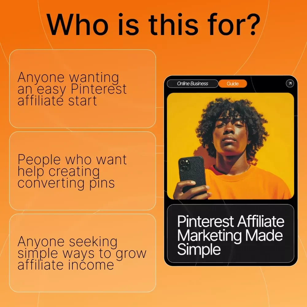 Pinterest Affiliate Marketing Made Simple | Digital Guide for Beginners | Learn how to use pinterest for affiliate marketing | Step-by-Step Pin Strategies & Affiliate Workflow Templates