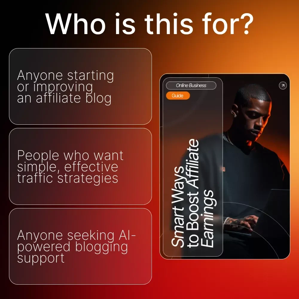 Smart Ways to Boost Affiliate Earnings | Printable & Digital Guide for Bloggers | How to Use a Blog for Affiliate Marketing | Affiliate Blogging Strategies eBook