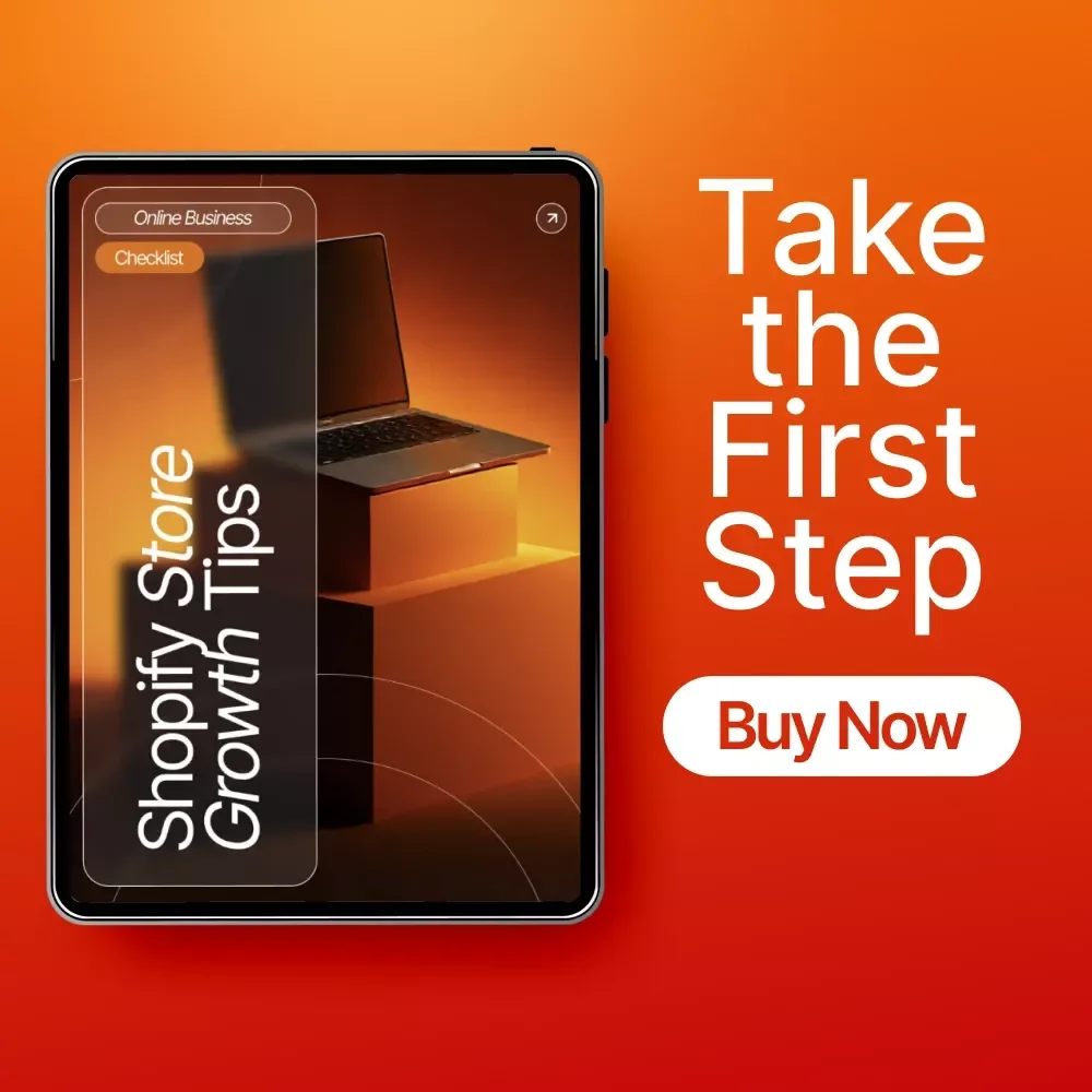 Shopify Store Growth Tips | Printable Checklist for Shopify Owners | Learn Proven Ways to Boost Sales, Traffic & Conversions