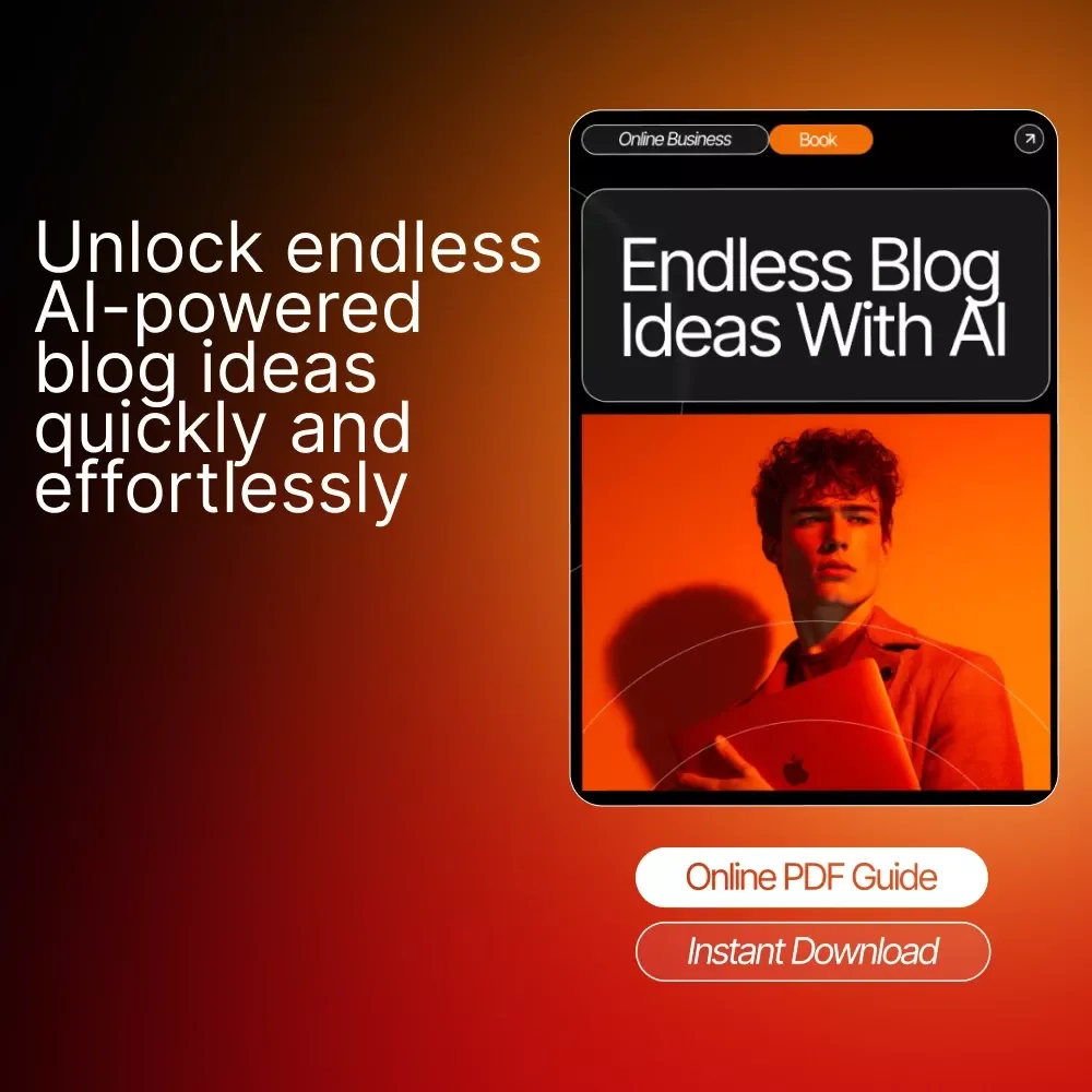Endless Blog Ideas With AI – eBook for Bloggers | Instant Digital Download | How to Use AI for Blog Post Ideas, SEO Topic Lists & Trend Research