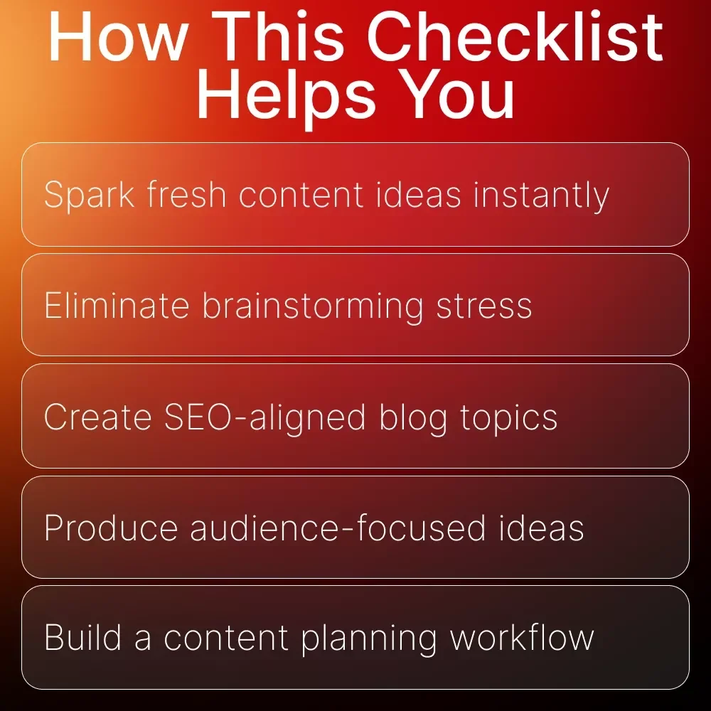 Generate Endless Blog Ideas with AI – Editable Blogging Checklist, Content Brainstorming Prompts, SEO Blog Idea Generator, Digital Download for Bloggers & Creators