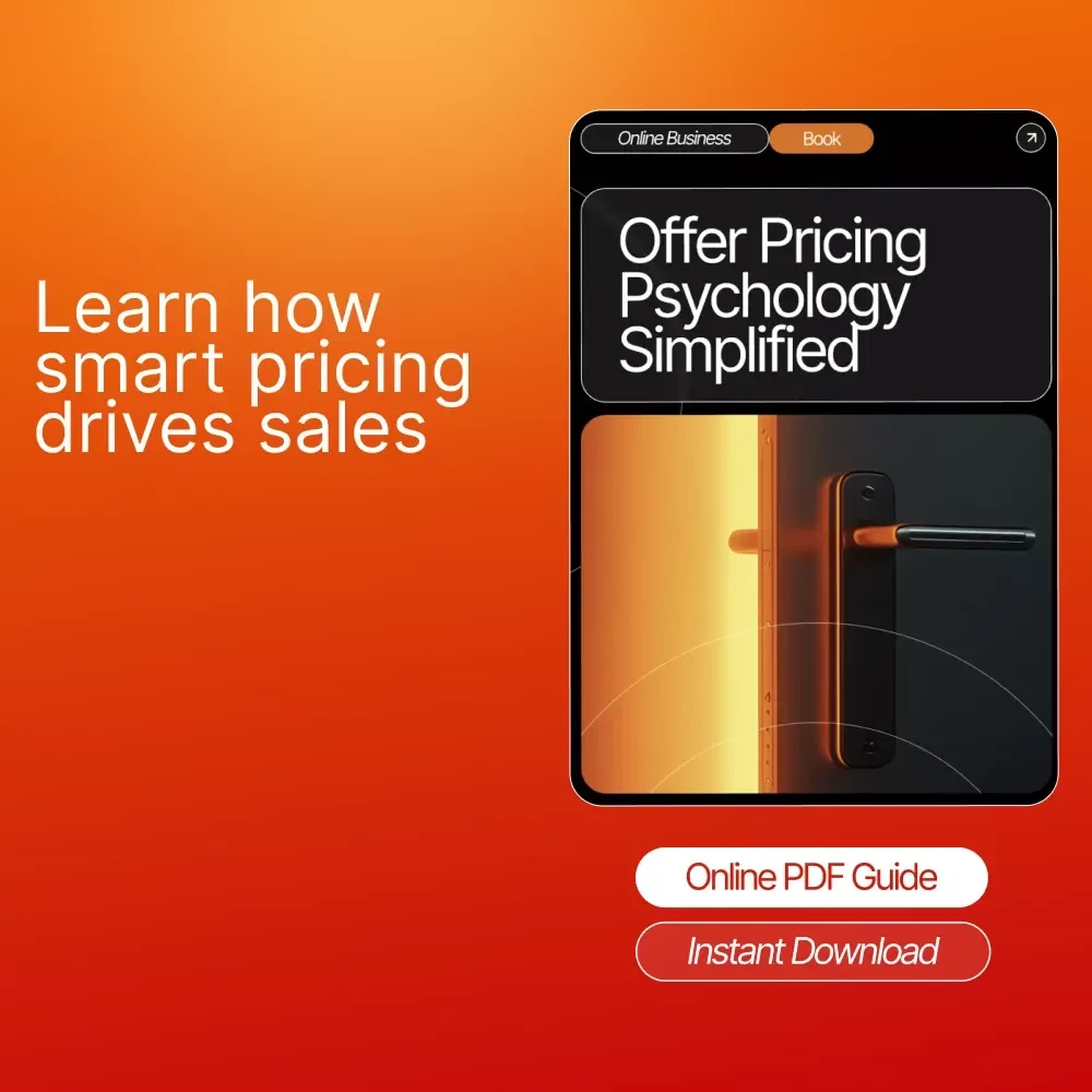 Offer Pricing Psychology Simplified | Digital eBook for Entrepreneurs & Creators | Master offer pricing psychology simplified to Boost Sales & Conversions | AI-Driven Strategies & Real Case Studies | Instant Download PDF