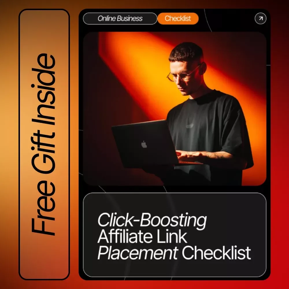 Click-Boosting Affiliate Link Placement Checklist | Ultimate SEO-Friendly Guide for Bloggers, Creators & Marketers | Proven Strategies for where to put affiliate links to get clicks | Digital Download Checklist