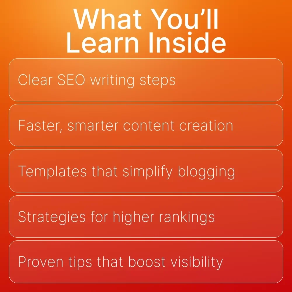 Blog Posts That Rise to the Top – SEO Blogging Guide for Beginners, How to Write a Blog Post That Ranks on Google, Step-by-Step Ranking Blueprint