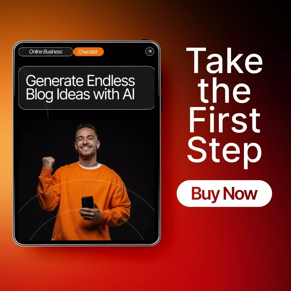 Generate Endless Blog Ideas with AI – Editable Blogging Checklist, Content Brainstorming Prompts, SEO Blog Idea Generator, Digital Download for Bloggers & Creators
