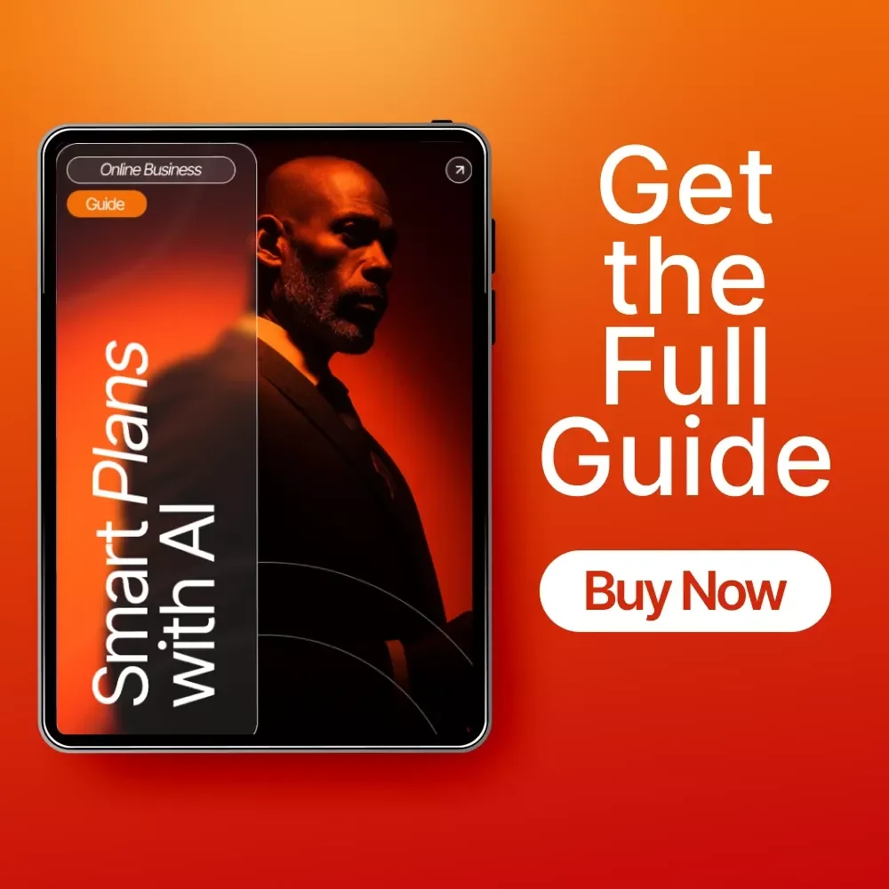 Smart Plans with AI – Business Plan Guide for Beginners | AI for Creating a Business Plan | Digital Download Workbook