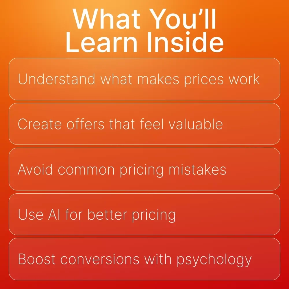 Offer Pricing Psychology Simplified | Digital eBook for Entrepreneurs & Creators | Master offer pricing psychology simplified to Boost Sales & Conversions | AI-Driven Strategies & Real Case Studies | Instant Download PDF