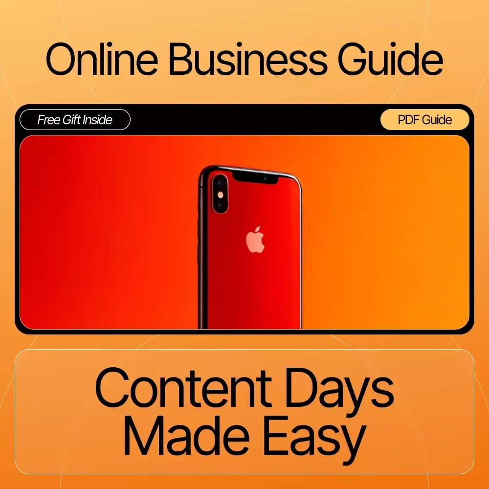Content Days Made Easy | how to batch create social media content Guide | Digital Download for Creators, Coaches, and Small Businesses