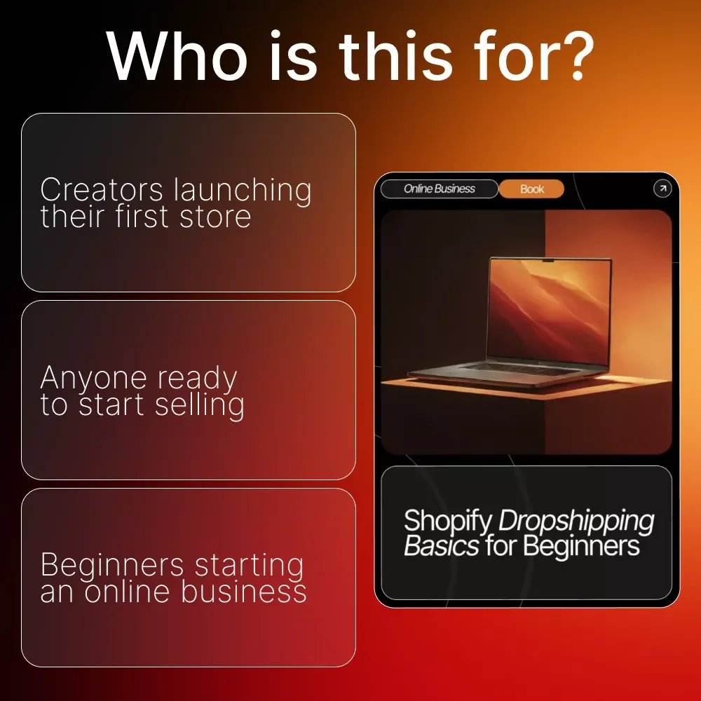Shopify Dropshipping Basics for Beginners | Digital eBook for New Store Owners | Learn How to Start, Market & Scale a Profitable Dropshipping Business