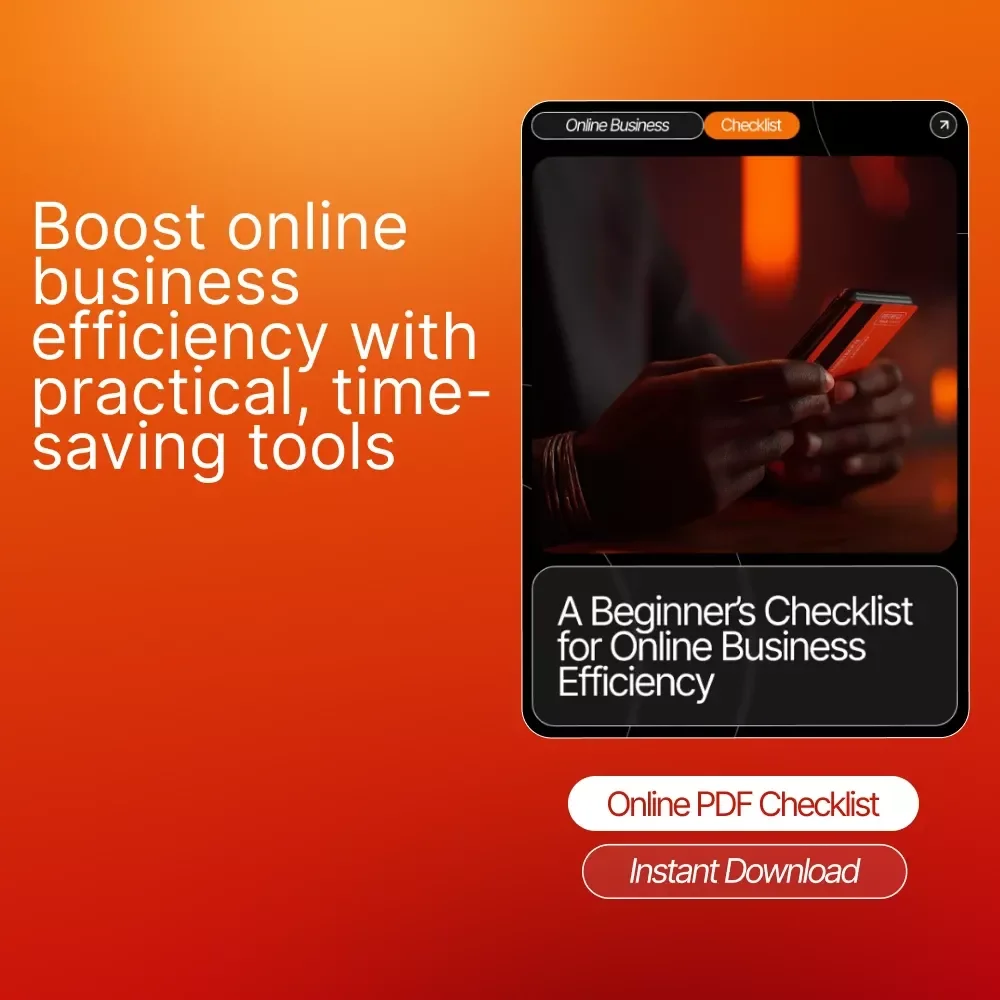 A Beginner’s Checklist for Online Business Efficiency – Time-Saving Tools for Online Business Beginners