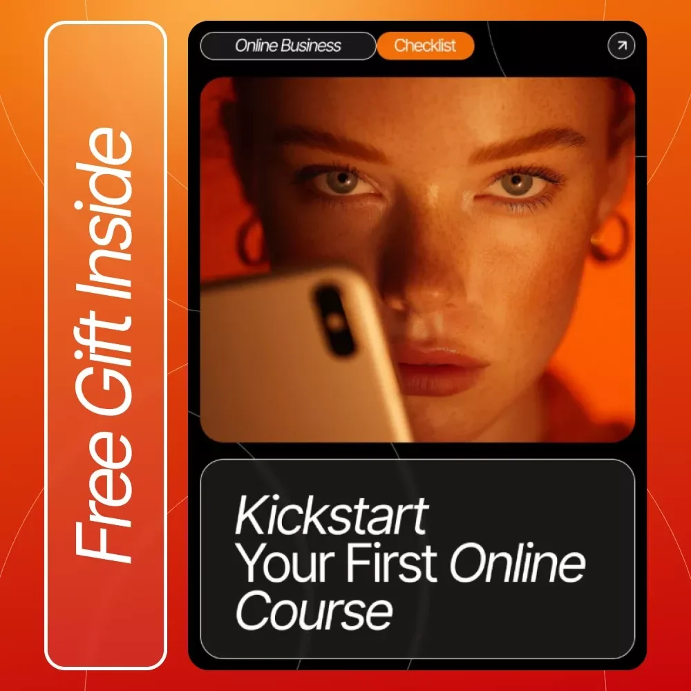 Kickstart Your First Online Course | Beginner-Friendly Checklist for Creators | How to Choose a Topic for Your First Course | Digital Download