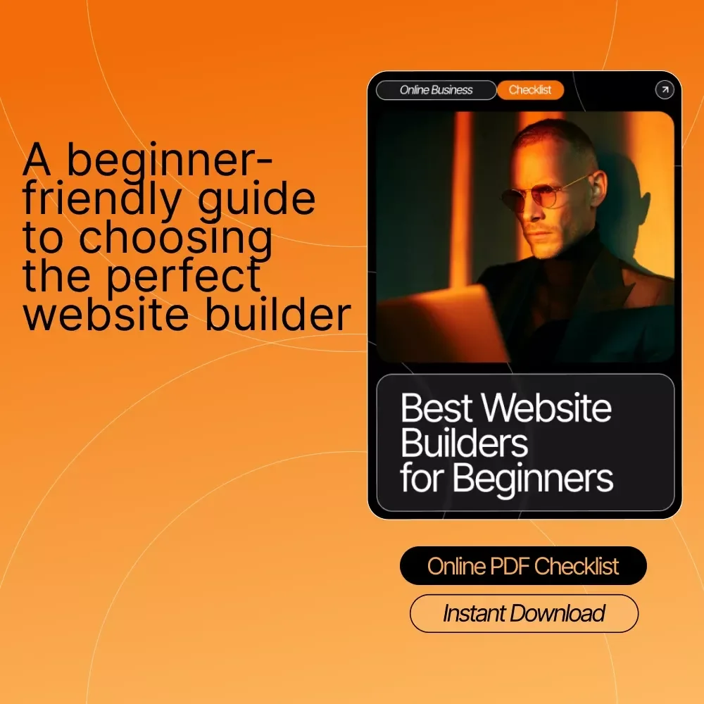 Best Website Builders for Beginners Checklist | SEO-Friendly Digital Download | Beginner Website Planning Guide for Choosing the Best Website Builders for Beginners