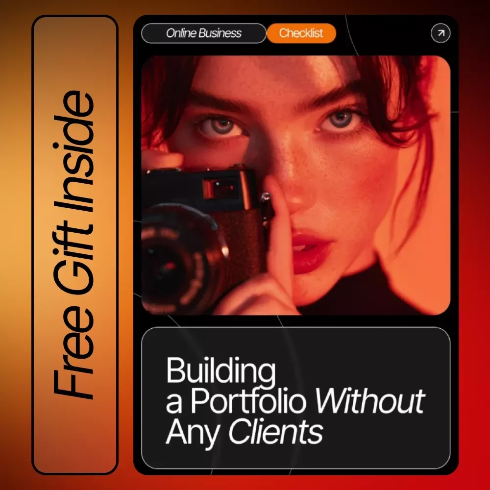 Building a Portfolio Without Any Clients – Ultimate Checklist for Beginners | How to Create a Portfolio With No Clients | Digital Download for Creatives