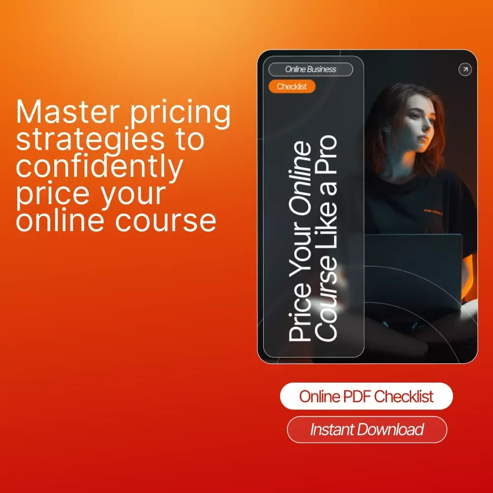 Price Your Online Course Like a Pro – Checklist for Creators, Coaches & Digital Educators | Ultimate “how to price your online course” Guide for Confident & Profitable Pricing