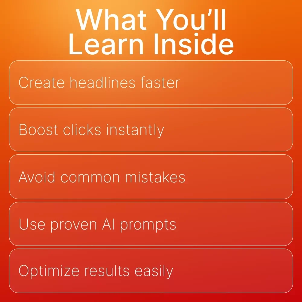 Headlines That Sell – AI-Powered Ad Headline Writing Guide for Marketers, Creators & Small Businesses | Digital Download | Learn how to use ai to write ad headlines