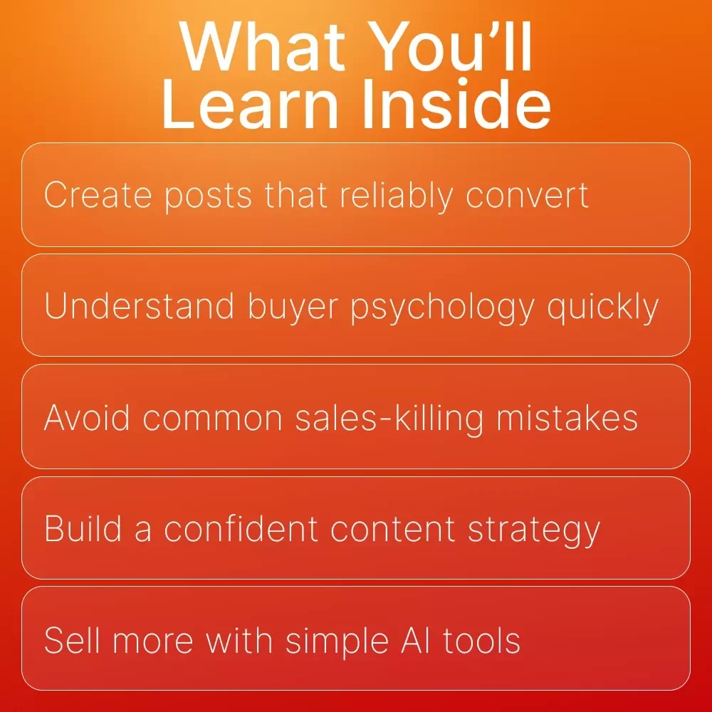 Social Posts That Turn Followers into Buyers | High-Converting Social Media Content Guide, eBook & Checklist for Small Businesses, Coaches & Creators
