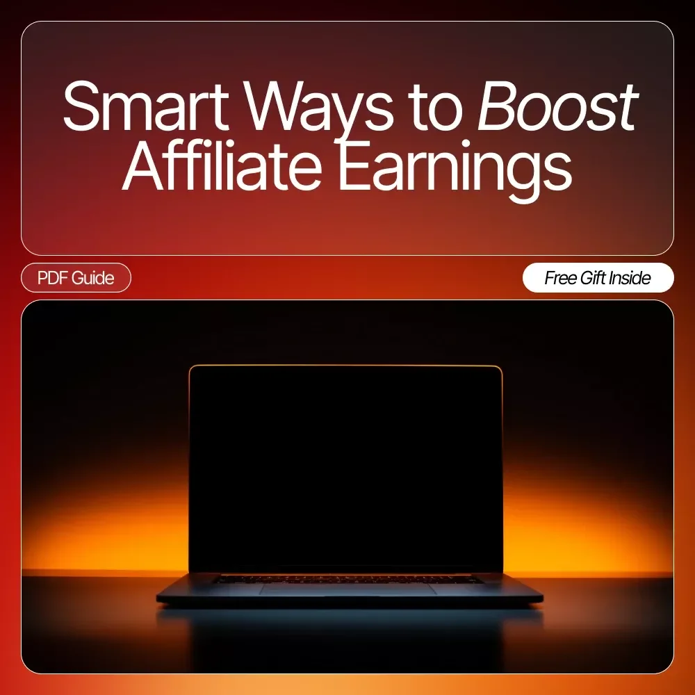 Smart Ways to Boost Affiliate Earnings | Printable & Digital Guide for Bloggers | How to Use a Blog for Affiliate Marketing | Affiliate Blogging Strategies eBook