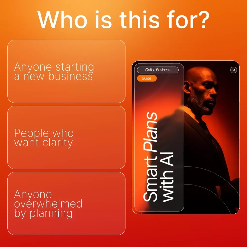 Smart Plans with AI – Business Plan Guide for Beginners | AI for Creating a Business Plan | Digital Download Workbook