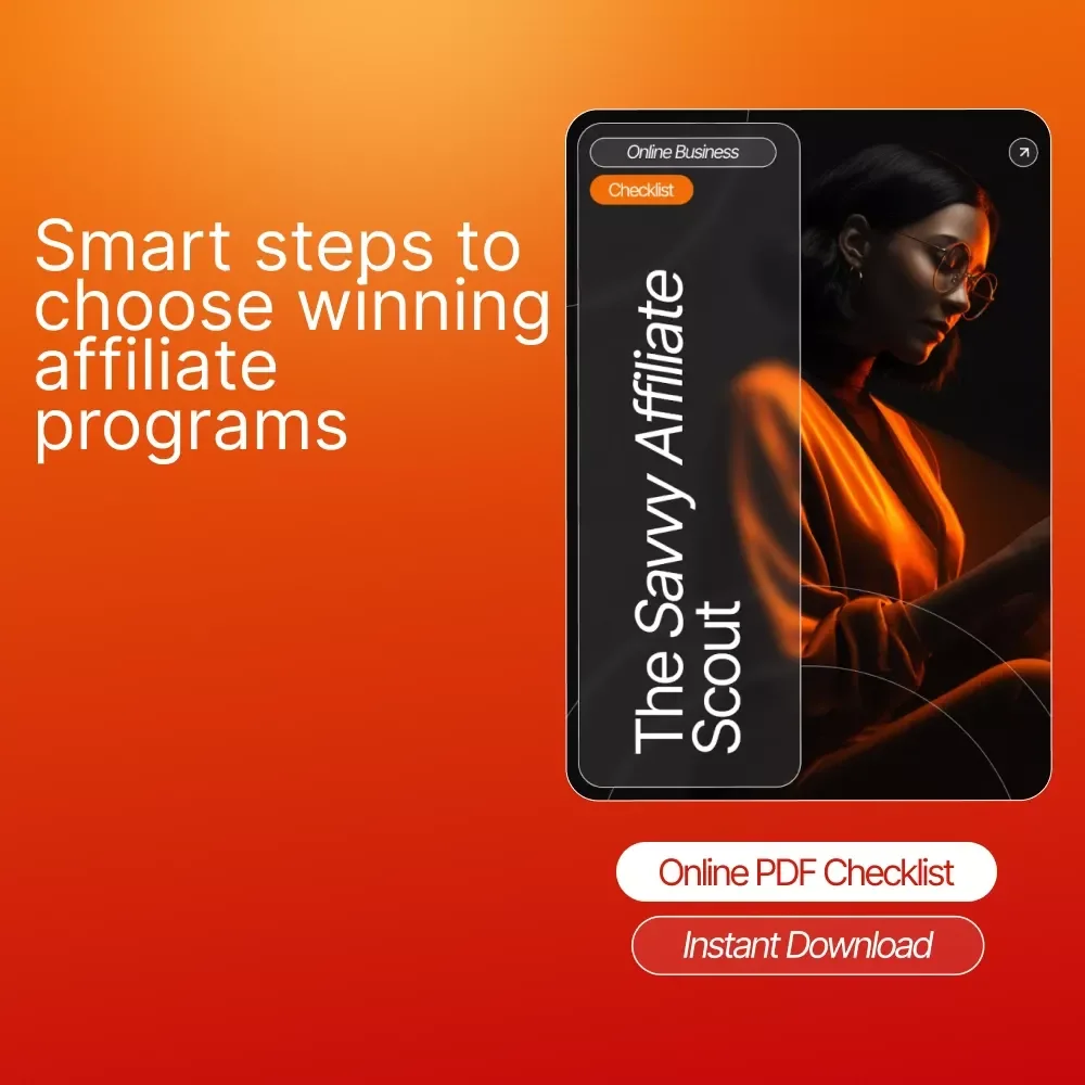 The Savvy Affiliate Scout – Affiliate Marketing Guide eBook, Niche Research Workbook, Beginner-Friendly Digital Download for Finding High-Profit Affiliate Program