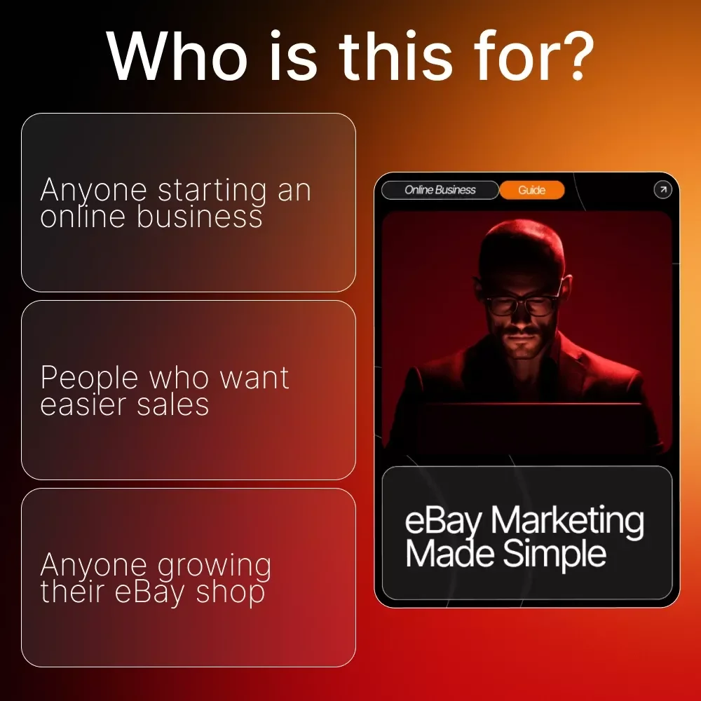 eBay Marketing Made Simple — Complete Beginner-Friendly Guide for Fast Sales Growth | Etsy-Style Digital Download for ebay marketing for beginners